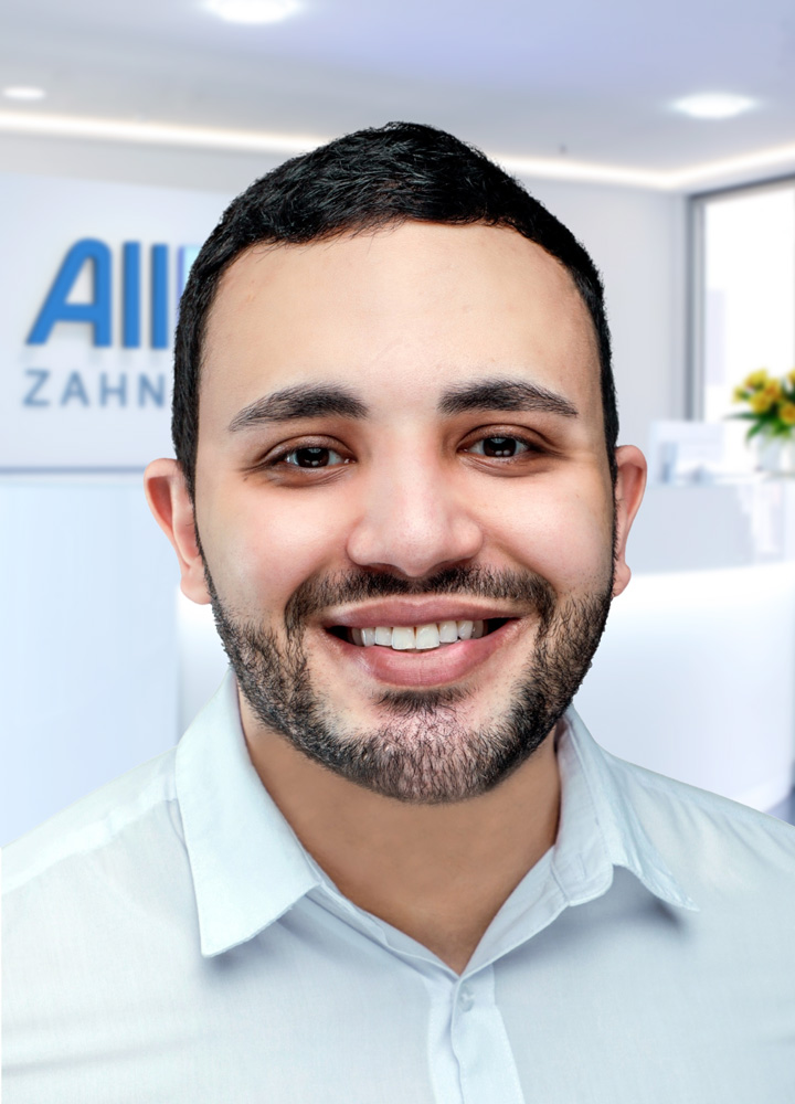 Portrait Zahnarzt Malik Zayed (AllDent Köln)